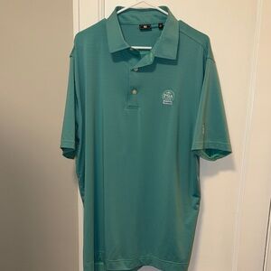 Men's Footjoy Green Polo Shirt